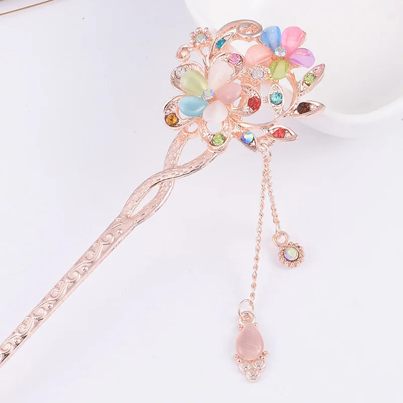 Vintage Chinese Traditional Flower Hairpin