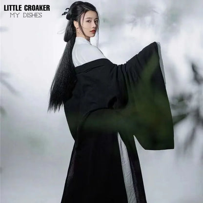 Cotton Linen Hanfu Dress Women