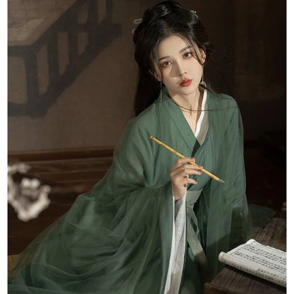 Women Dress Hanfu Sets Qingzhu