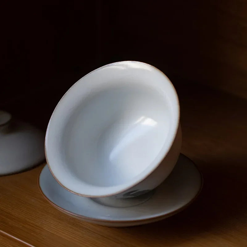 160ml Ru Kiln Ceramic Handmade Gaiwan