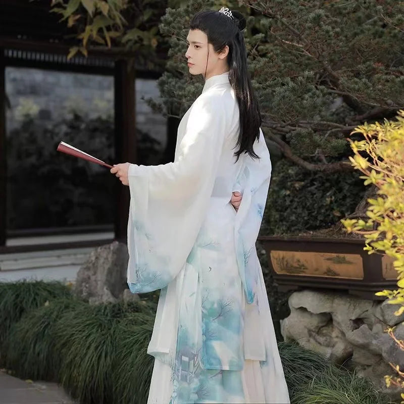 Weijin Period Clothing Swordsman Hanfu Set