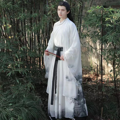 Weijin Period Clothing Swordsman Hanfu Set