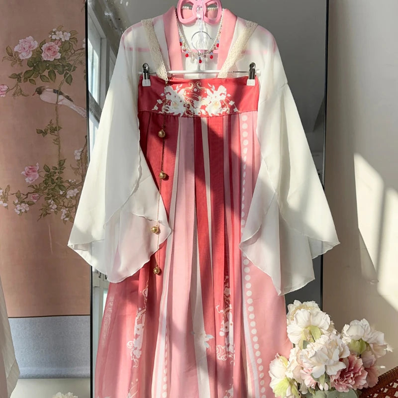 Tang Dynasty Style Hanfu Maxi Dress Set