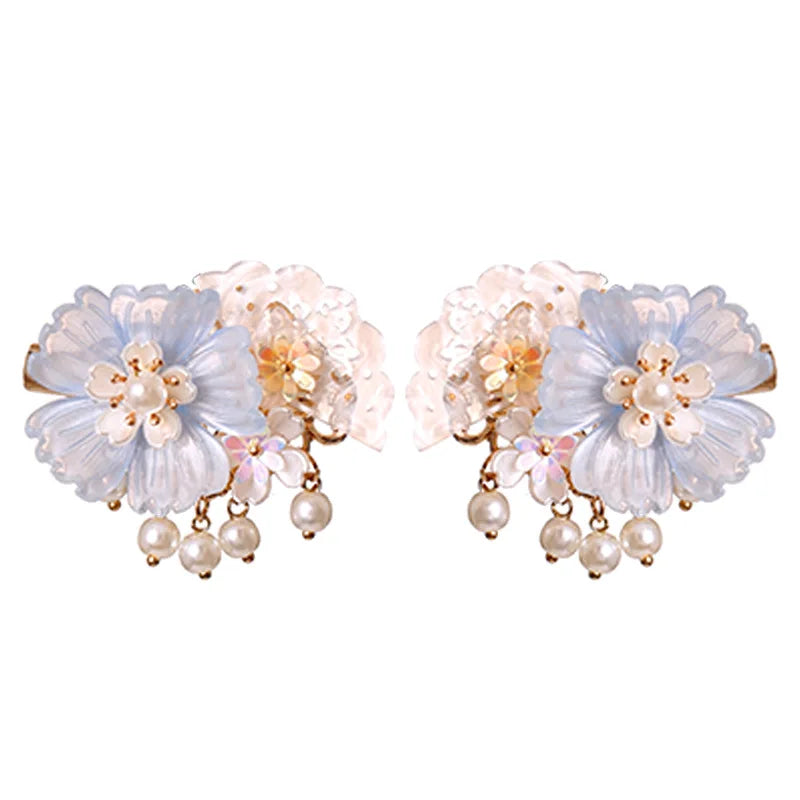 2pcs Fairy Flower Hair Clips