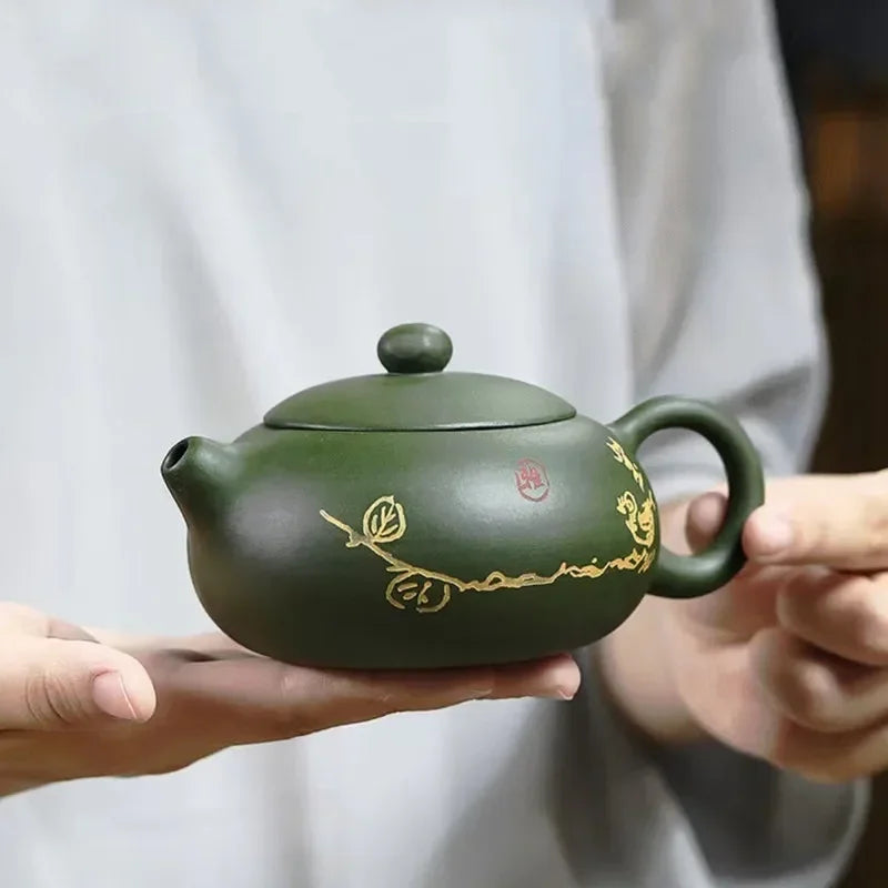 170ml Chinese Yixing Teapot Purple Clay Tea Set