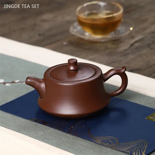 180ml Chinese Yixing Purple Clay Tea Pot