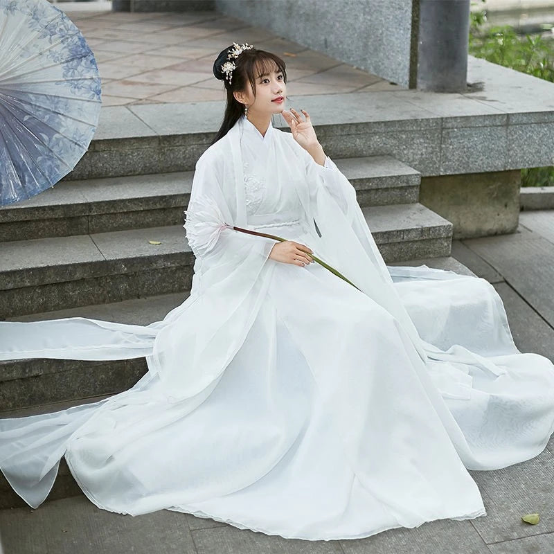 Modern Chinese Hanfu Woman Dress