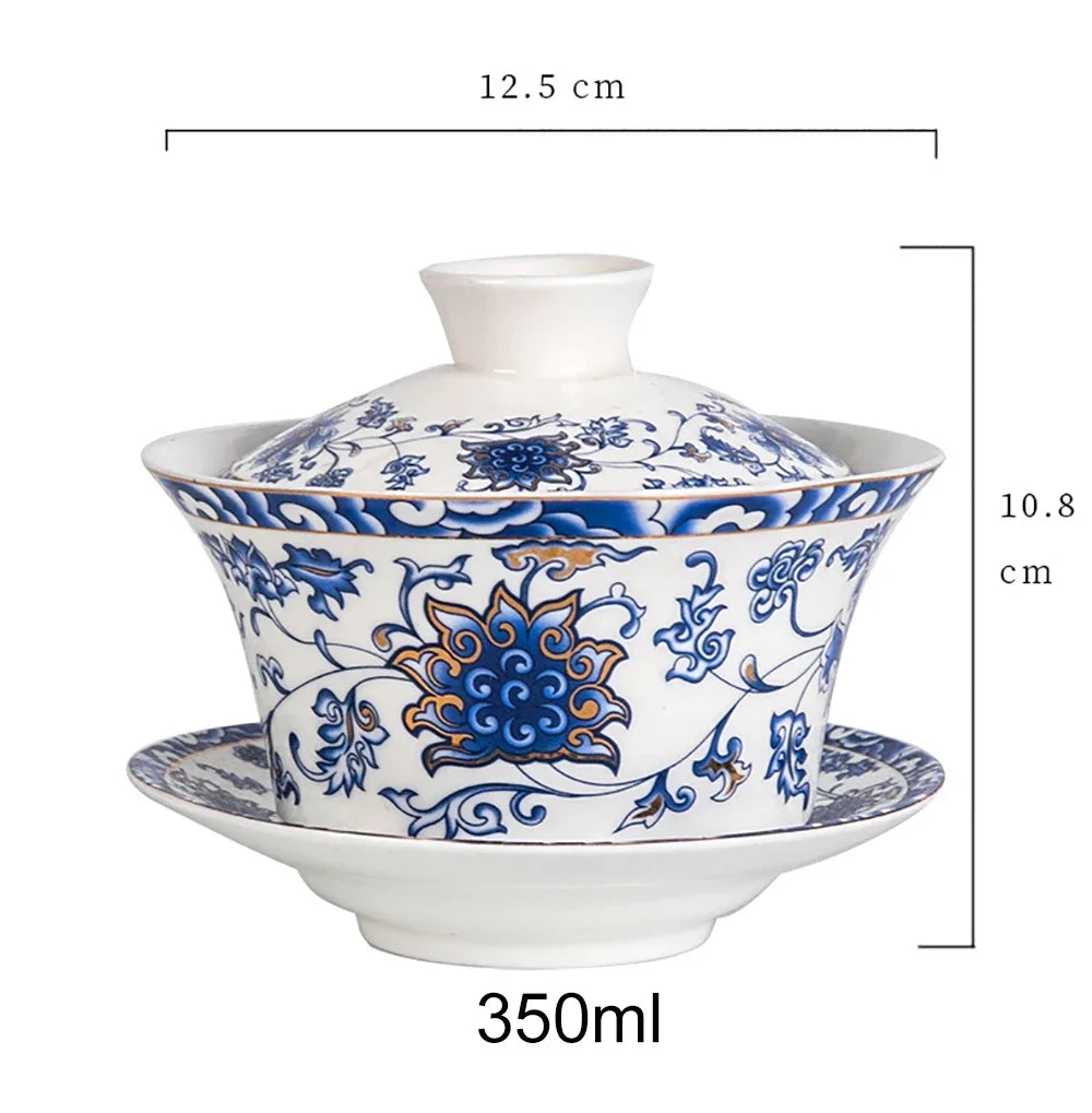 350ml Large Capacity Ceramics Gaiwan