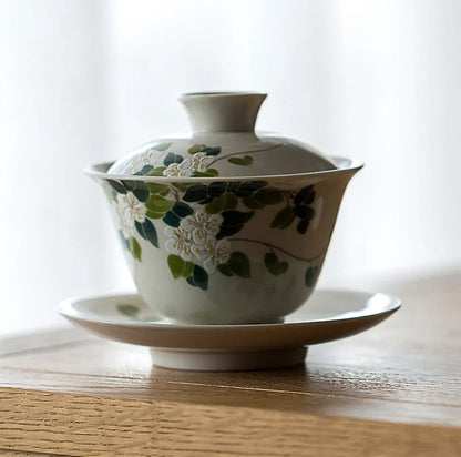 Creative Hand-painted Ceramic Gaiwan