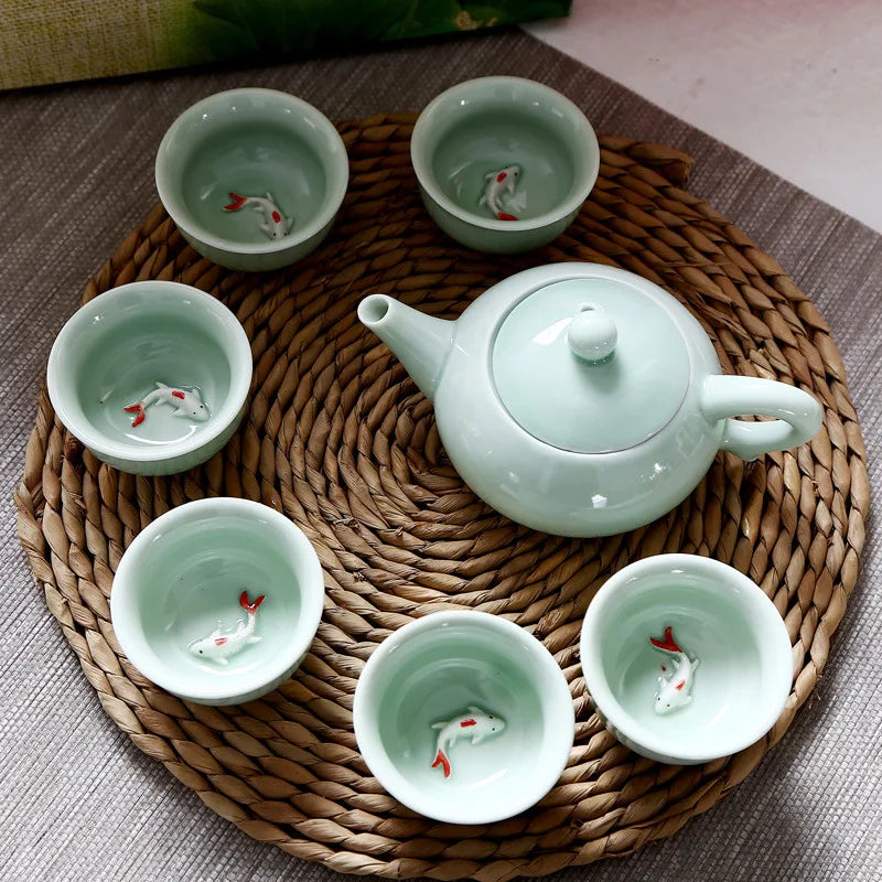 7Pcs Set Kung Fu Tea Set