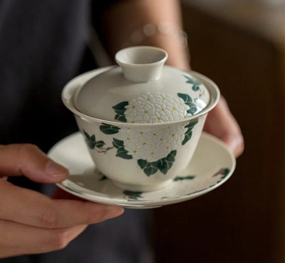 Creative Hand-painted Ceramic Gaiwan