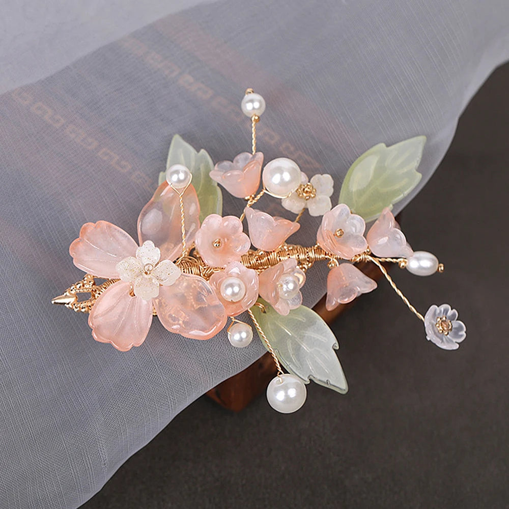 Flower Hair Clips Tiaras For Women