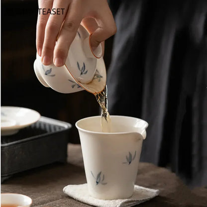 Hand Painted Ceramic Tea Gaiwan