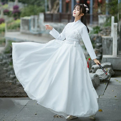 Modern Chinese Hanfu Woman Dress