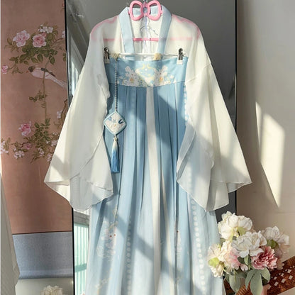 Tang Dynasty Style Hanfu Maxi Dress Set