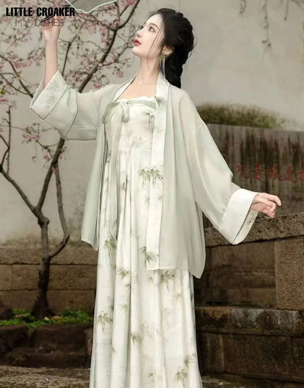 2pcs Summer Chinese Hanfu Dress